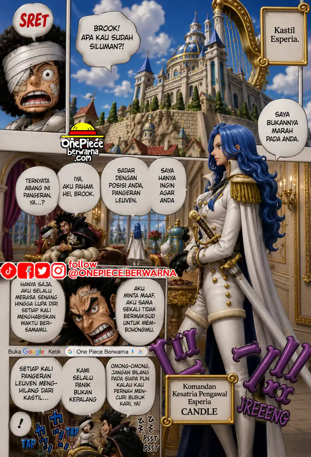 One Piece berwarna 1184 1185 1186 bahasa indonesia
